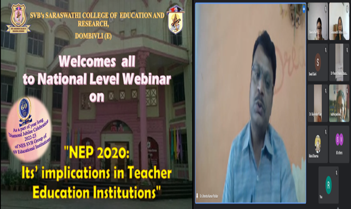 National Level Webinar on NEP 2020